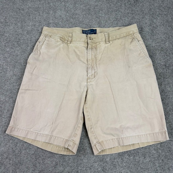 Polo Ralph Lauren Other - Vintage Polo Ralph Lauren Prospect Shorts Mens 34 Tan Golf Old Money Chino Twill